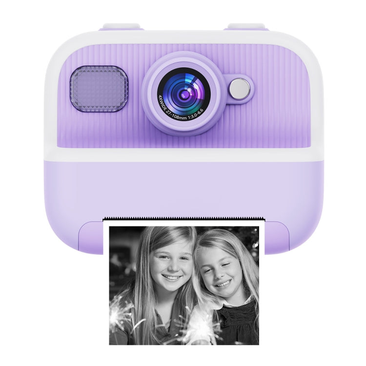 M8 2.4-Inch 1080P HD 2400W Pixel Dual-Camera Children Thermal Printing Camera, Color: Purple+32GB - Children Cameras by PMC Jewellery | Online Shopping South Africa | PMC Jewellery | Buy Now Pay Later Mobicred