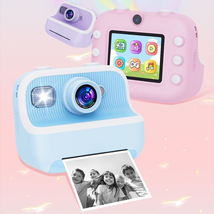 M8 2.4-Inch 1080P HD 2400W Pixel Dual-Camera Children Thermal Printing Camera, Color: Purple+32GB - Children Cameras by PMC Jewellery | Online Shopping South Africa | PMC Jewellery | Buy Now Pay Later Mobicred