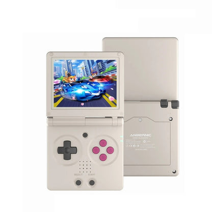 ANBERNIC RG35XXSP 3.5'' IPS Screen Flip Handheld Console Linux System WIFI Retro Video Game Player  64G+128G(Grey) - Pocket Console by ANBERNIC | Online Shopping South Africa | PMC Jewellery | Buy Now Pay Later Mobicred