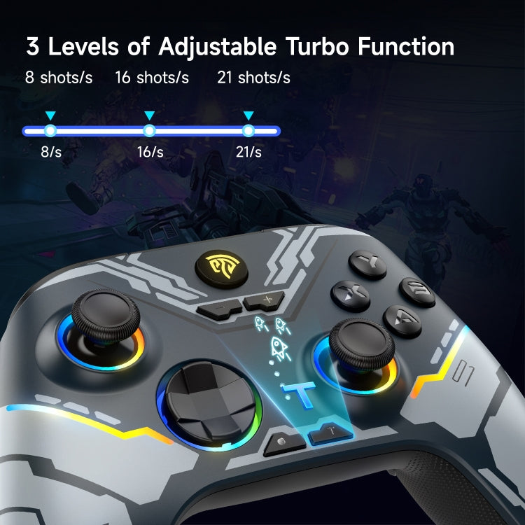 EasySMX X15 Hall Joystick Trigger RGB Wireless Gamepad(Mech) - Gamepads by EasySMX | Online Shopping South Africa | PMC Jewellery | Buy Now Pay Later Mobicred