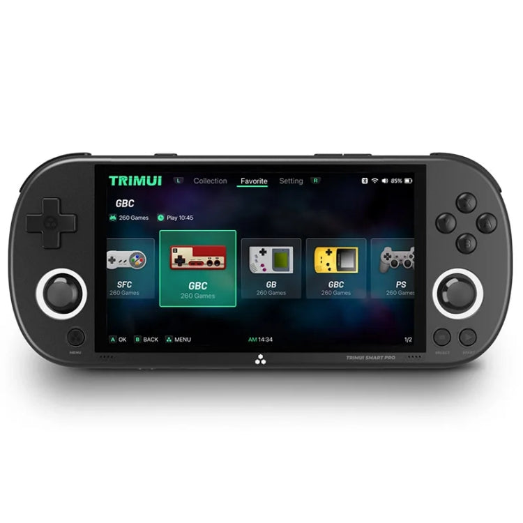 Trimui Smart Pro 4.96 Inch IPS Screen Handheld Game Console Open Source Linux System 128G(Black) - free shipping - PMC Jewellery - Order now!