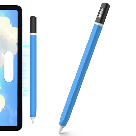 For Apple Pencil 2 AhaStyle JY16-2 Silicone Case Retro Non-slip and Anti-drop Pen Cover(Midnight Blue) - Pencil Accessories by AhaStyle | Online Shopping South Africa | PMC Jewellery | Buy Now Pay Later Mobicred