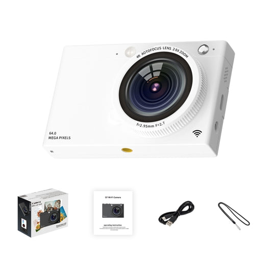 High-Definition CCD Digital Camera 64 Million WiFi Card Camera, Color: White - Video Cameras by PMC Jewellery | Online Shopping South Africa | PMC Jewellery | Buy Now Pay Later Mobicred