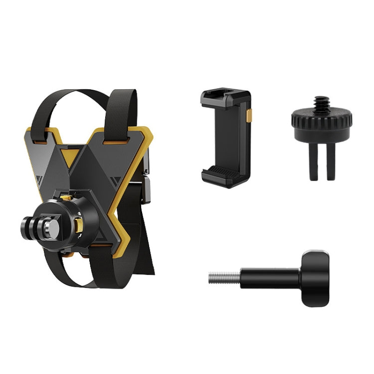 Magnetic Quick Release Motorcycle Helmet Chin Stand Mount For Smart Phone - Helmet Mount by PMC TechLife | Online Shopping South Africa | PMC TechLife | Buy Now Pay Later Mobicred