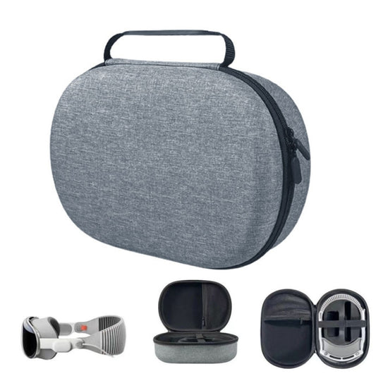 For Apple Vision Pro VR Host Portable Hard Shell Bag(Gray) - VR Accessories by PMC Jewellery | Online Shopping South Africa | PMC Jewellery | Buy Now Pay Later Mobicred