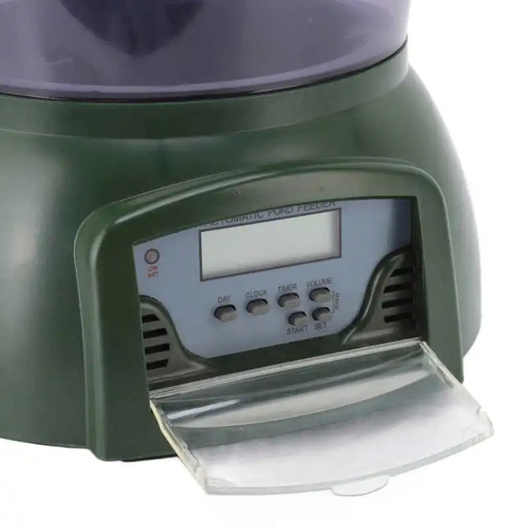 4.25L Aquarium Automatic Feeder Timing Dosing Fish Tank Pond Feeder(Green) - Feeders by PMC TechLife | Online Shopping South Africa | PMC TechLife | Buy Now Pay Later Mobicred