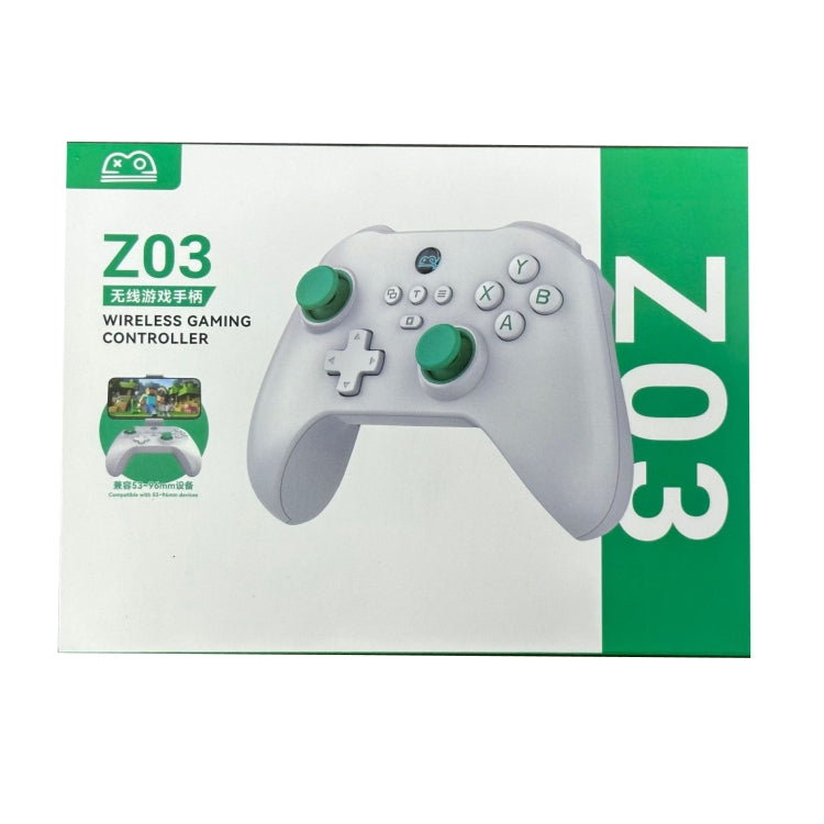 Z03 Wireless Bluetooth Game Controller For Switch / IOS / Android / PC / PS3 / PS4, Spec: Star White+Bracket - Gamepads by PMC Jewellery | Online Shopping South Africa | PMC Jewellery | Buy Now Pay Later Mobicred