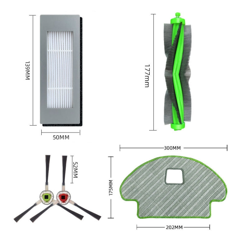 For IRobot Roomba Combo113 R113840 Vacuum Cleaner Accessories 1pair  Side Brushes - free shipping - PMc TechLife - Order now!