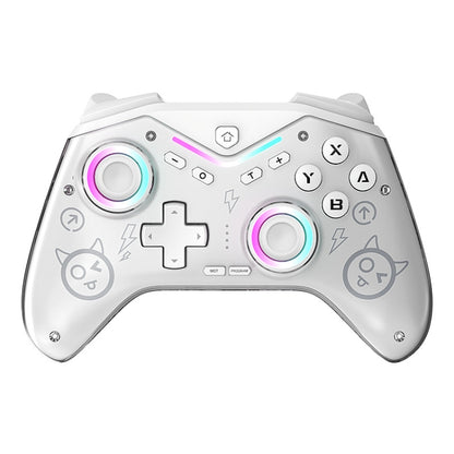 CM-619  Bluetooth Game Controller Programmable with RGB Lights for Switch / Steam Deck / PC / IOS / Android(White) - Gamepads by PMC Jewellery | Online Shopping South Africa | PMC Jewellery | Buy Now Pay Later Mobicred