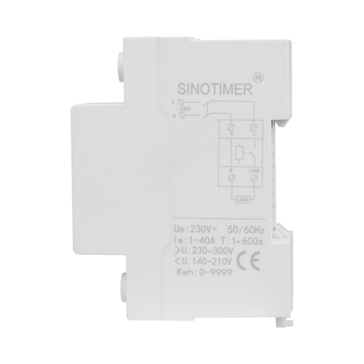 SINOTIMER SVP-719 40A_N Over Under Voltage Protector Electricity Usage Monitor Power Voltmeter - Other Tester Tool by SINOTIMER | Online Shopping South Africa | PMC Jewellery | Buy Now Pay Later Mobicred