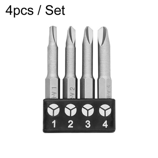 4pcs / Set Y-Shaped Chrome Vanadium Steel Bit Set Appliance Repair Electrical Drill Accessories With Magnetic - Drill & Drill Bits by PMC Jewellery | Online Shopping South Africa | PMC Jewellery | Buy Now Pay Later Mobicred