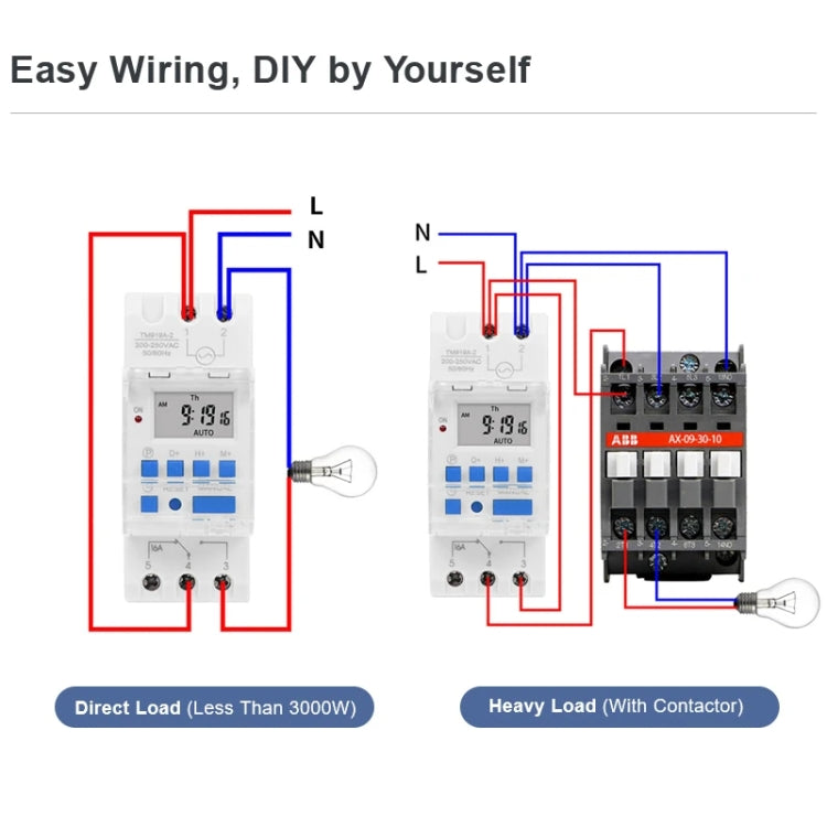 SINOTIMER TM919A-3 24V 16A Din Rail Mount Digital Timer Switch Microcomputer Weekly Programmable Time Relay Control - Switch by SINOTIMER | Online Shopping South Africa | PMC Jewellery | Buy Now Pay Later Mobicred