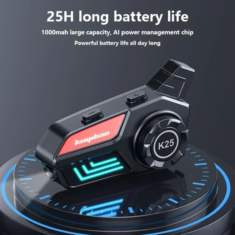 KUQIBAO Motorcycle Helmet Waterproof Bluetooth-compatible Headset With Light(Soft Microphone) - free shipping - PMC TechLife - Order now!