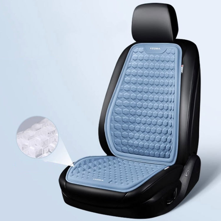HELLOLEIBOO Car Gel Ice Cushion Four Seasons Universal Breathable Seat Cushion, Color: Cushion+Backrest Double Layer Blue - Seat Accessories by HELLOLEIBOO | Online Shopping South Africa | PMC Jewellery | Buy Now Pay Later Mobicred