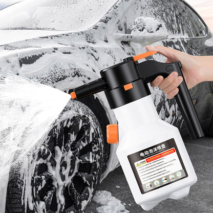 2L Car Wash Electric Foam Sprayer Rechargeable Pressurized PA Pot Electric Booster Sprayer(White) - Car washing supplies by PMC Jewellery | Online Shopping South Africa | PMC Jewellery | Buy Now Pay Later Mobicred