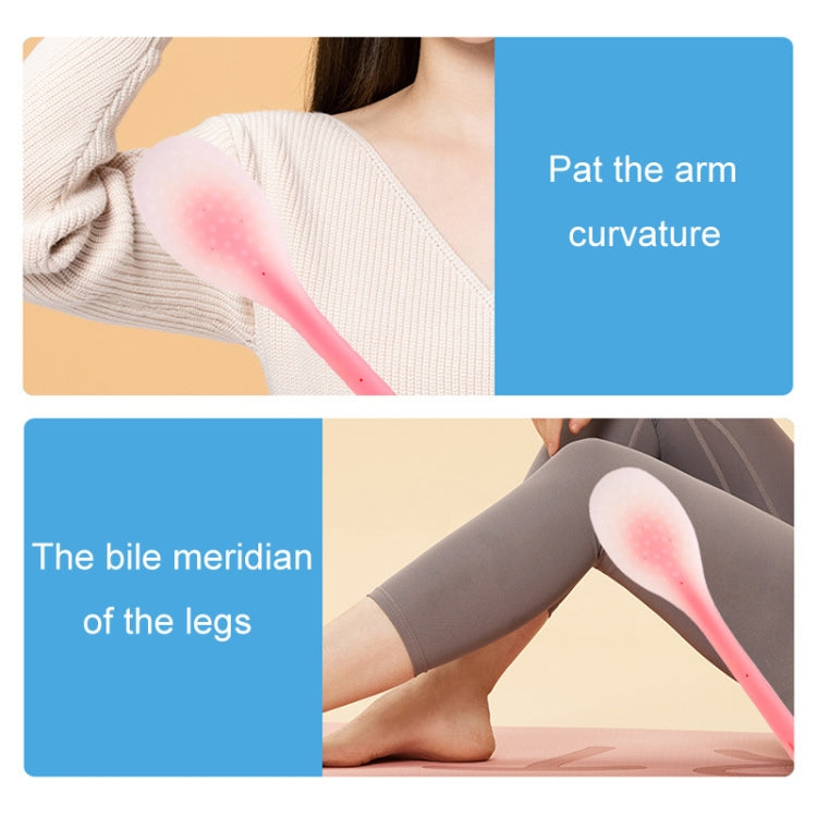 Meridian Points Gua Sha Patting Board Silicone Palm Massage Whacker, Style: Green 32cm - free shipping - PMC TechLife - Order now!