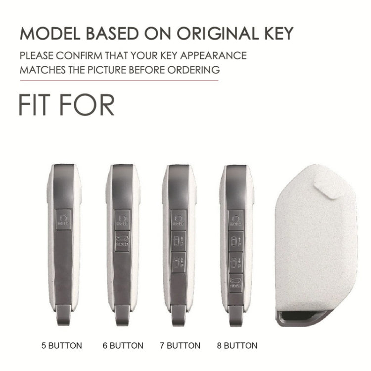 For Kia 2024 Hallmo Car Key Protective Cover, Color: 5 Keys Brown - Car Key Cases by Hallmo | Online Shopping South Africa | PMC TechLife | Buy Now Pay Later Mobicred