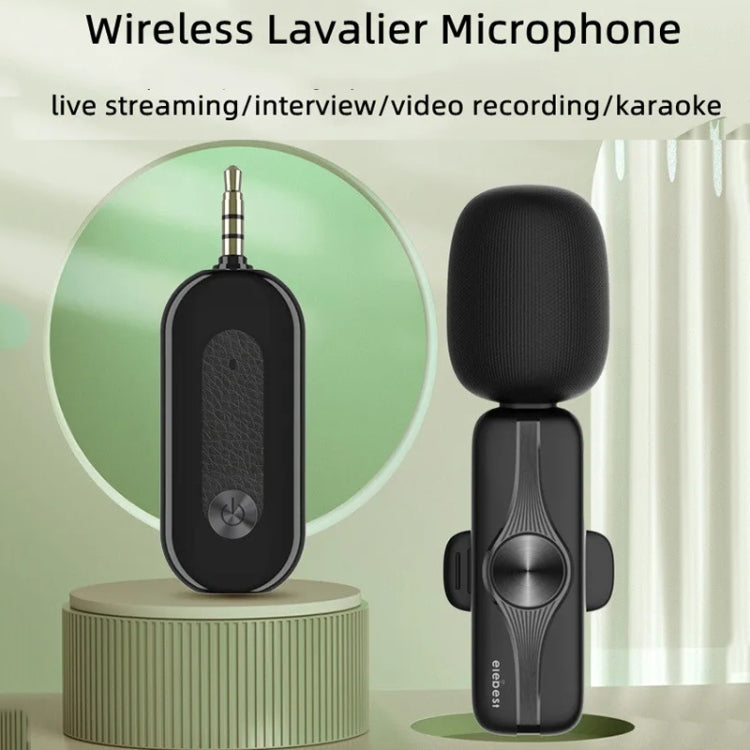 Elebest 3.5mm Wireless Lavalier Microphone Mini Clip-On Mic, Spec: One Drag One Set 1 - Microphone by Elebest | Online Shopping South Africa | PMC Jewellery | Buy Now Pay Later Mobicred