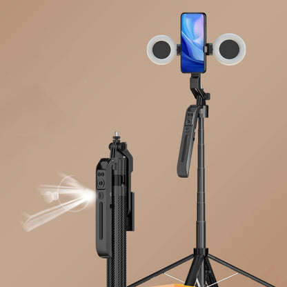 1.8m Smart Face Tracking Selfie Stick 4-axis Anti-shake Tripod with Remote Control Without Fill Light - Selfie Sticks by PMC Jewellery | Online Shopping South Africa | PMC Jewellery | Buy Now Pay Later Mobicred