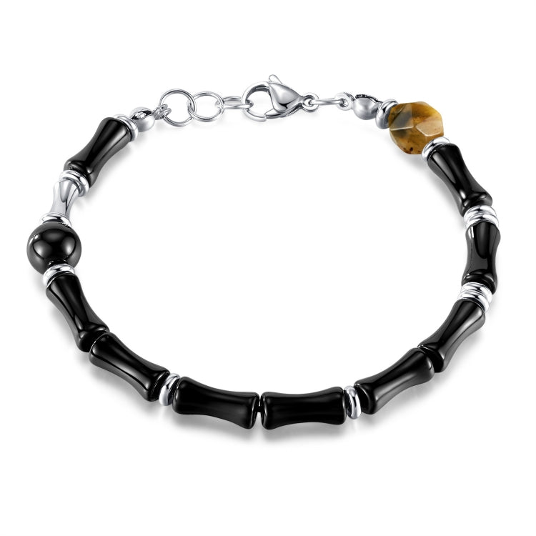 OPK GS1562 Personalized Bamboo Design Jewelry Stainless Steel Bracelet - Bracelets by OPK | Online Shopping South Africa | PMC Jewellery | Buy Now Pay Later Mobicred