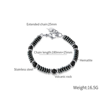 OPK GS1572 Personalized Splicing Stainless Steel Bracelet - Bracelets by OPK | Online Shopping South Africa | PMC Jewellery | Buy Now Pay Later Mobicred