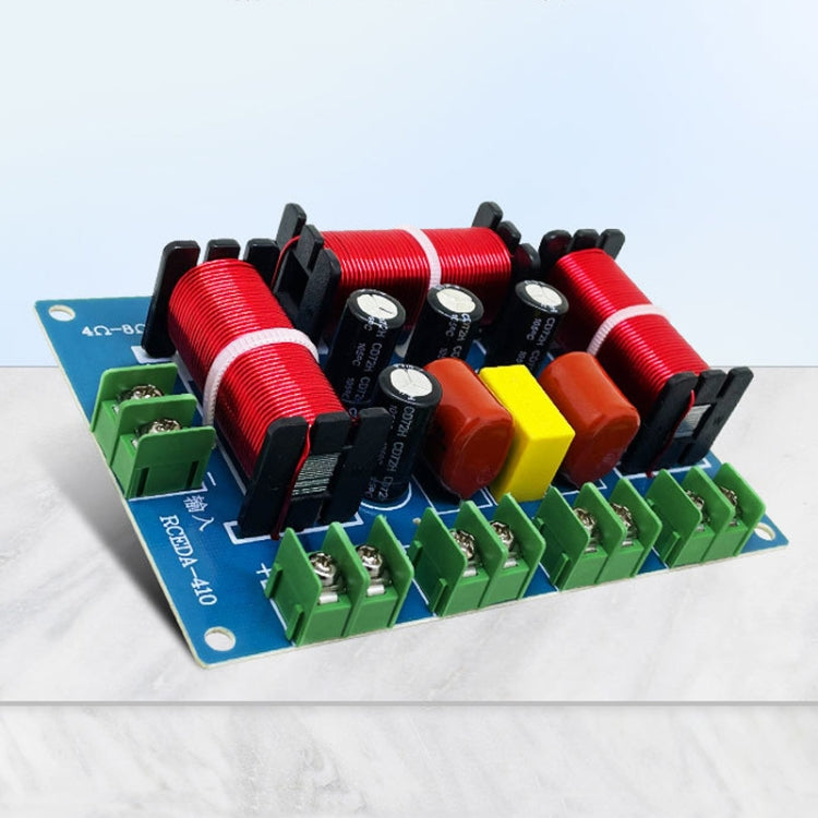 RCEDA-410 Two High One Medium One Low 4-Way Speaker Crossover Audio Modification Divider - Audio Crossover by PMC TechLife | Online Shopping South Africa | PMC TechLife | Buy Now Pay Later Mobicred