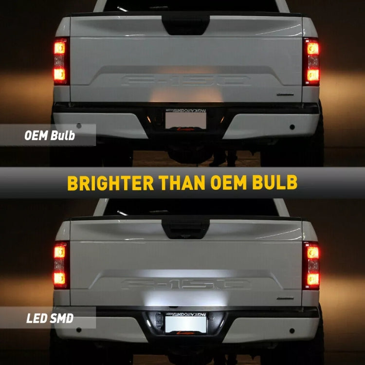 2pcs For 2015 Ford F-150 Raptor LED License Plate Light - License Plate Lights by PMC Jewellery | Online Shopping South Africa | PMC Jewellery | Buy Now Pay Later Mobicred
