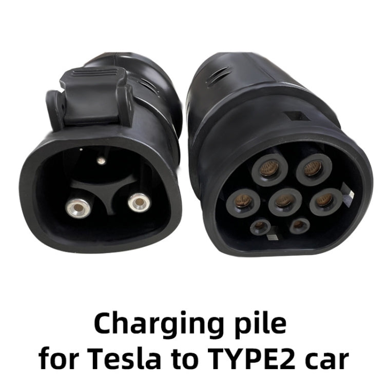 For Tesla-TYPE2 Electric Vehicle Charging Station Adapter Conversion Head(QYTZO-32-220V) - EV Charger Accessories by PMC Jewellery | Online Shopping South Africa | PMC Jewellery | Buy Now Pay Later Mobicred