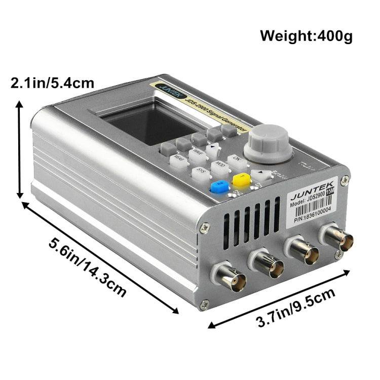 JUNTEK Programmable Dual-Channel DDS Function Arbitrary Waveform Signal Generator, Frequency: 30MHz(US Plug) - Other Tester Tool by PMC Jewellery | Online Shopping South Africa | PMC Jewellery | Buy Now Pay Later Mobicred