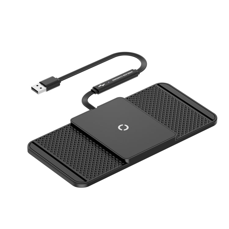 Avoid Camera Universal Car Wireless Charger Anti-slip Mat(USB Interface 0.3m) - Wireless Charging Pads by PMC Jewellery | Online Shopping South Africa | PMC Jewellery | Buy Now Pay Later Mobicred