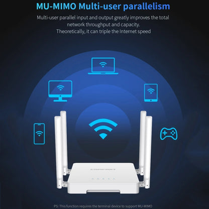 COMFAST CF-WR630AX 3000Mbps Dual-Band WiFi6 MESH Router 4x5dBi Antenna US Plug - Wireless Routers by COMFAST | Online Shopping South Africa | PMC Jewellery | Buy Now Pay Later Mobicred