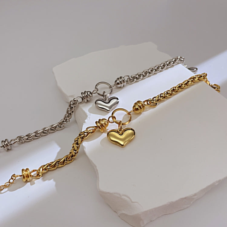 OPK 1325 Love Personalized Stainless Steel Bracelet, Color: Gold - Bracelets by OPK | Online Shopping South Africa | PMC Jewellery | Buy Now Pay Later Mobicred