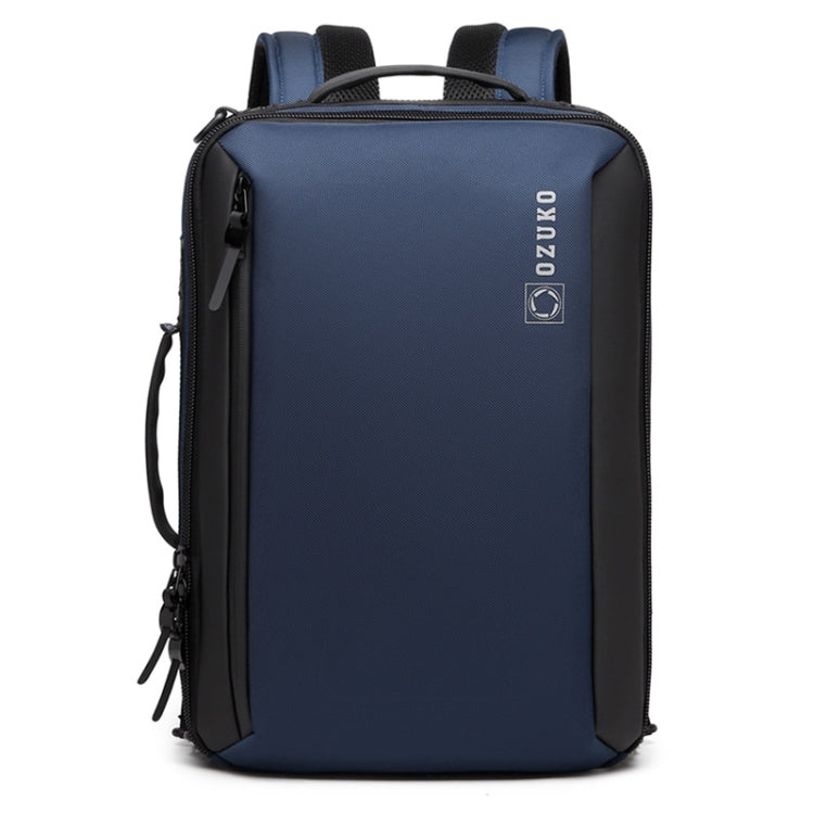 Ozuko Business Laptop USB Backpack Men Schoolbag(Dark Blue) - Backpack by ozuko | Online Shopping South Africa | PMC Jewellery | Buy Now Pay Later Mobicred