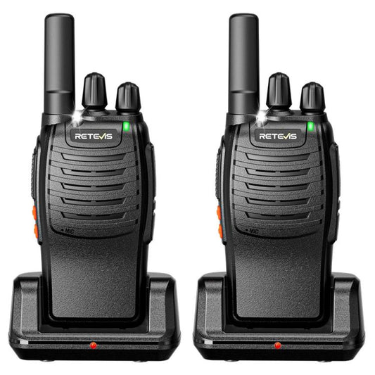 RETEVIS H777 1pair 16 Channels Compact Portable Handheld Walkie Talkie With Charging Base, Style: PMR - Handheld Walkie Talkie by RETEVIS | Online Shopping South Africa | PMC Jewellery | Buy Now Pay Later Mobicred