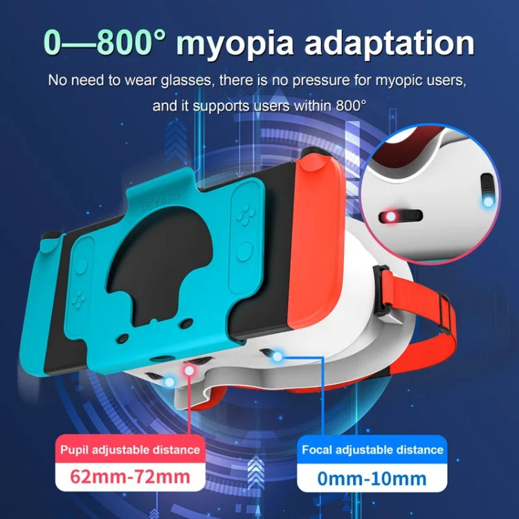 DEVASO Compatible With Switch / Switch OLED Gaming Console VR Glasses(Black White) - free shipping - PMC Jewellery - Order now!