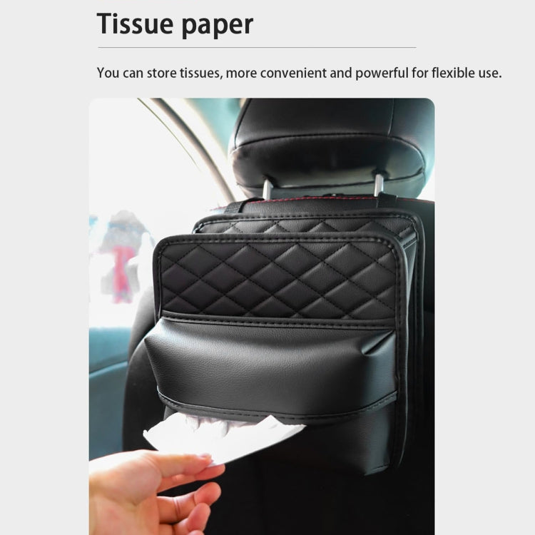 2 In 1 Car Seat Back Storage Hanging Tissue Bag, Style: Enlarged - Stowing Tidying by PMC Jewellery | Online Shopping South Africa | PMC Jewellery | Buy Now Pay Later Mobicred
