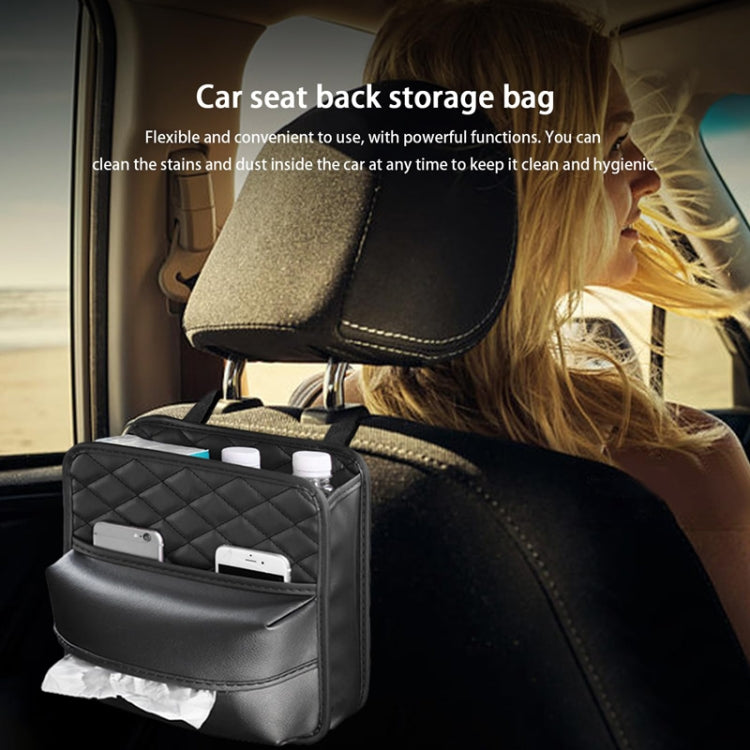 2 In 1 Car Seat Back Storage Hanging Tissue Bag, Style: Enlarged - Stowing Tidying by PMC Jewellery | Online Shopping South Africa | PMC Jewellery | Buy Now Pay Later Mobicred