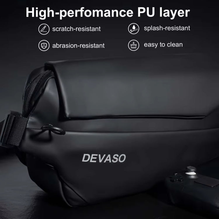 DEVASO Magnetic Crossbody Bag Game Console Accessories Handheld Organizer Bag(Black Magnetic) - Bags by DEVASO | Online Shopping South Africa | PMC Jewellery | Buy Now Pay Later Mobicred