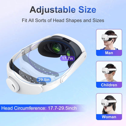 For Meta Quest 3 / 3S DEVASO Elite Headwear VR Glasses Headband - VR Accessories by DEVASO | Online Shopping South Africa | PMC Jewellery | Buy Now Pay Later Mobicred