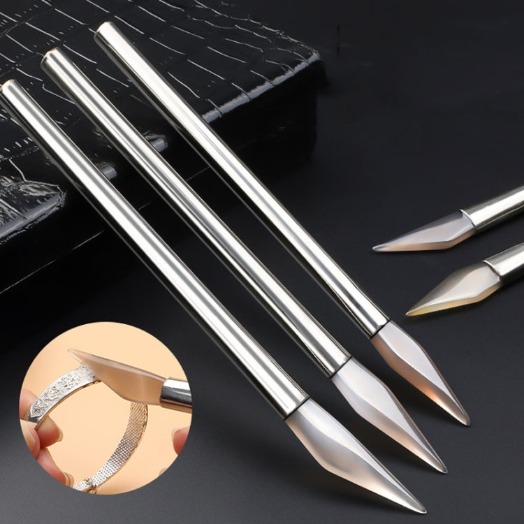 Gold And Silver Jewelry Polishing Scraping Shining Agate Knife Sanding Tool, Model: Wood Handle Sword - Jewelry Tools by PMC Jewellery | Online Shopping South Africa | PMC Jewellery | Buy Now Pay Later Mobicred