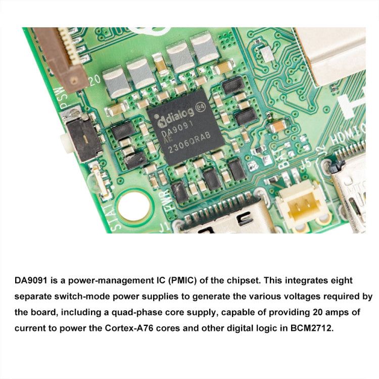 Waveshare For Raspberry Pi 5 2.4GHz Quad-Core BCM2712 Processor Development Board, Spec: 8GB - free shipping - PMC TechLife - Order now!