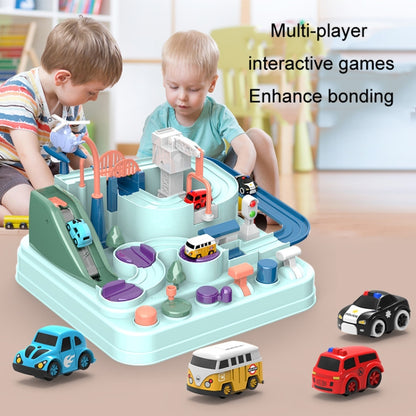 Car Adventure Toy Education Toy Train Engineering Vehicle Race Track Cars(Macaron) - Model Toys by PMC Jewellery | Online Shopping South Africa | PMC Jewellery | Buy Now Pay Later Mobicred