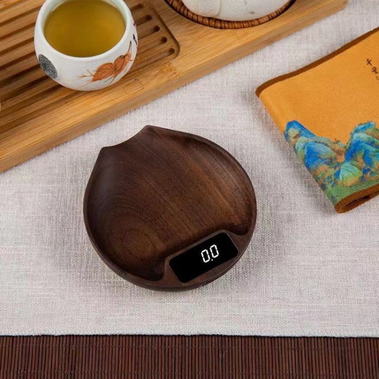 100g/0.1g Wood Electronic Tea Coffee Scale Kitchen Bar Scale(Wood Color) - Kitchen Scales by PMC Jewellery | Online Shopping South Africa | PMC Jewellery | Buy Now Pay Later Mobicred