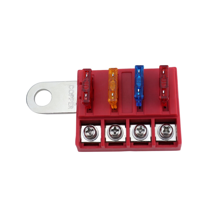 4-way RV Yacht Flame Retardant Waterproof Battery Terminal Fuse Block(Two) - Fuse by PMC Jewellery | Online Shopping South Africa | PMC Jewellery | Buy Now Pay Later Mobicred