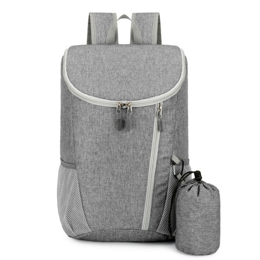 Vanaheimr Large Capacity Foldable Shoulder Bag Lightweight Waterproof Outdoor Travelling Sports Backpack(Light Gray) - Backpacks by Vanaheimr | Online Shopping South Africa | PMC Jewellery | Buy Now Pay Later Mobicred