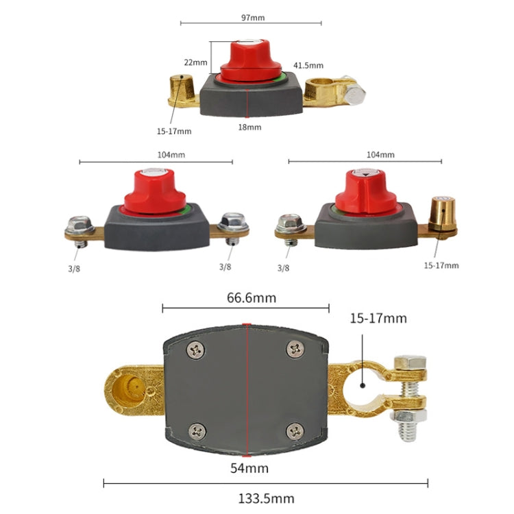 12V/24V Car Battery Negative Disconnect Switch Modification(Clip Type) - Car Switches by PMC Jewellery | Online Shopping South Africa | PMC Jewellery | Buy Now Pay Later Mobicred