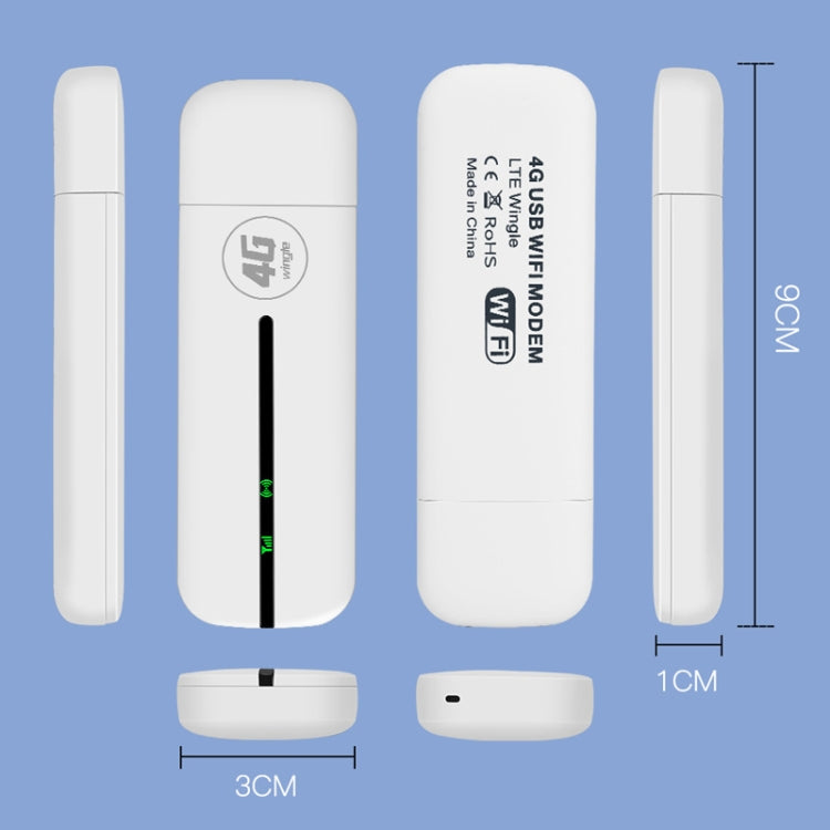 Eurasian Version U5-EU 4G WiFi Dongle USB Plug-In Router Mobile Hotspot - 4G Mobile Wifi by PMC TechLife | Online Shopping South Africa | PMC TechLife | Buy Now Pay Later Mobicred
