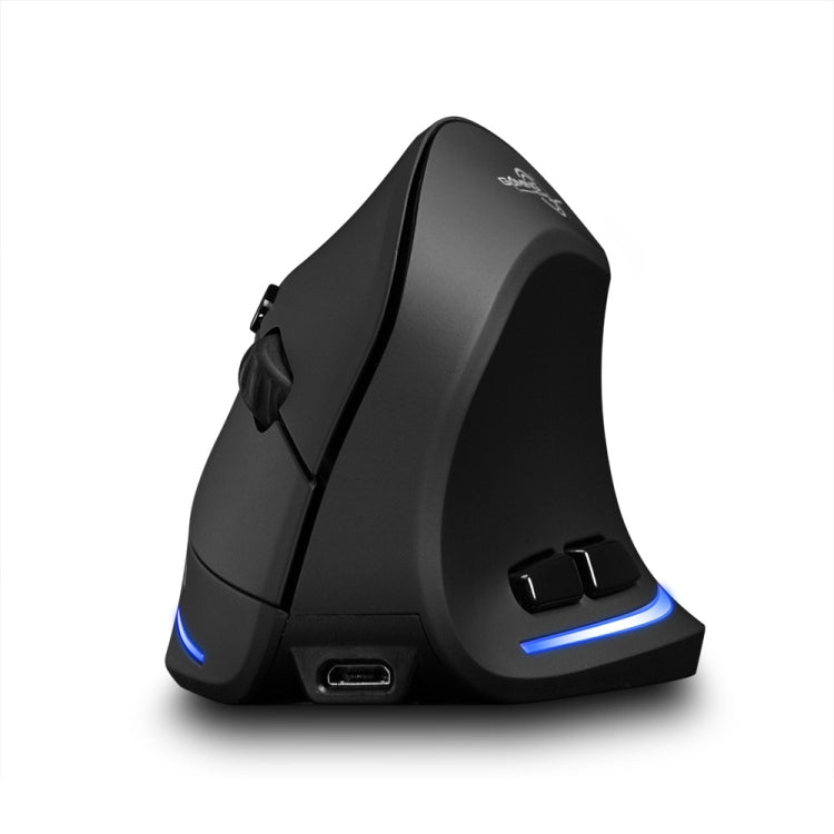 ZELOTES F35 6-buttons Vertical Grip Ergonomic Rechargeable Wireless Mouse(Blue Light) - free shipping - PMC TechLife - Order now!