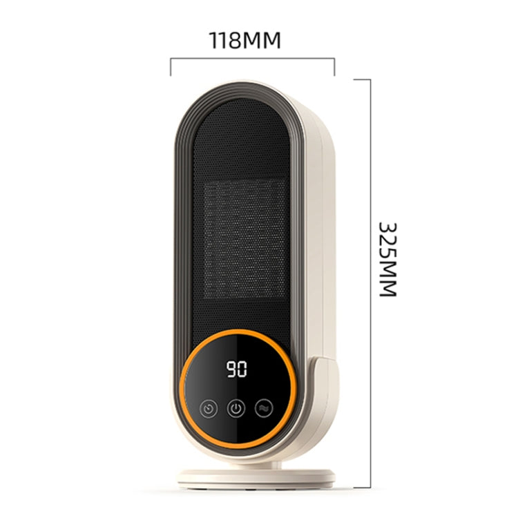 E68 1200W PTC Ceramic Heating Desktop Heater Smart Electric Heater, Plug: UK Plug(Standard Model) - Electric Heaters by PMC TechLife | Online Shopping South Africa | PMC TechLife | Buy Now Pay Later Mobicred