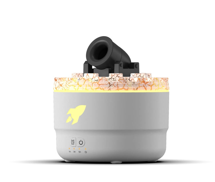 Turret Shape Aromatherapy Humidifier With 3-speed Timer 7-color Atmosphere Light US Plug White - free shipping - PMC TechLife - Order now!